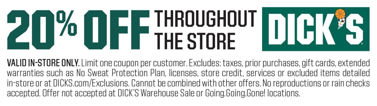2025 Shop Day Disclaimer Dicks Sporting Goods Coupon