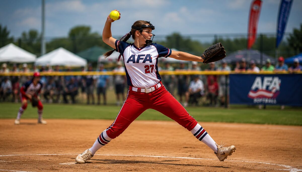 AFA Pitcher in action